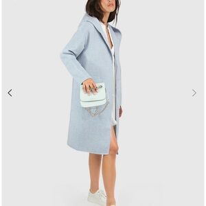 NWT Belle and Bloom Women's Light Blue Coat belle & bloom